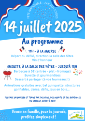 Fête Nationale du 14 Juillet 2025