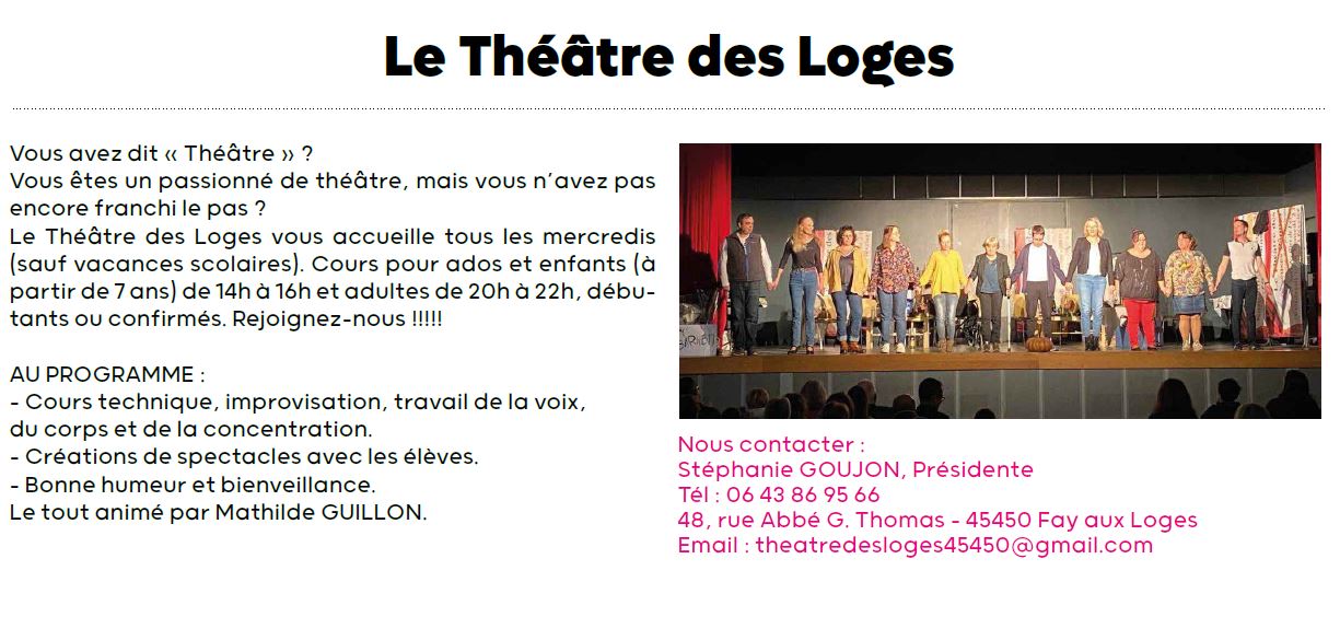 LE THEATRE DES LOGES 2023