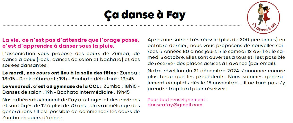 CA DANSE A FAY 2024