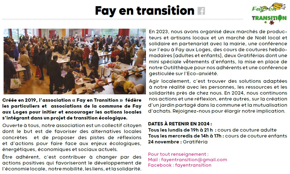 FAY EN TRANSITION 2023