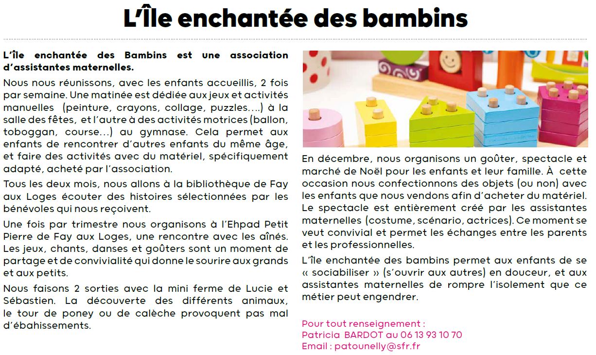 ILE ENCHANTEE DES BAMBINS 2024