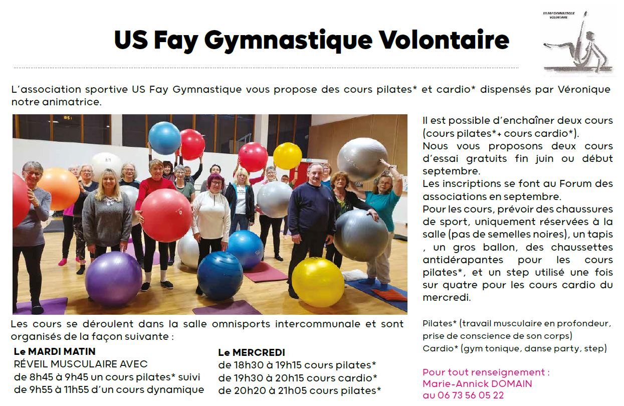 US FAY GYMNASTIQUE 2023