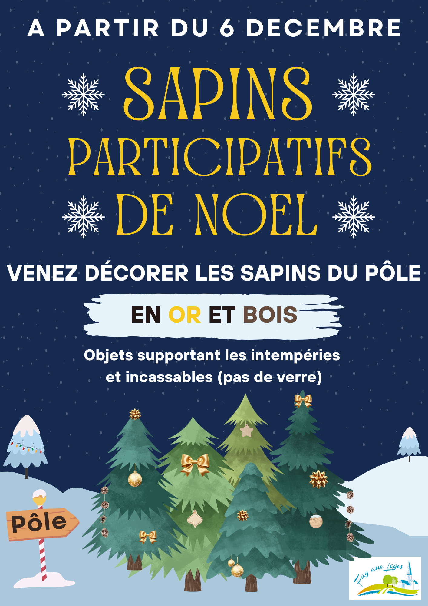 Sapins participatifs 2024
