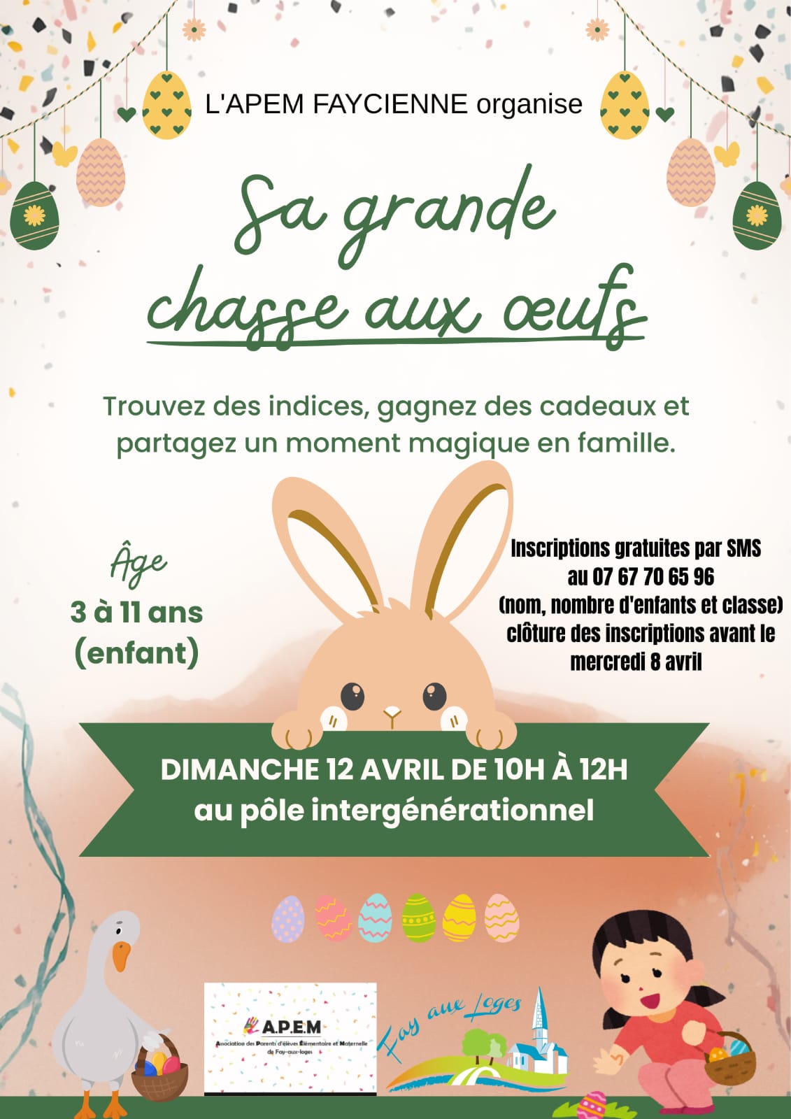 Zoomer sur l'image : Chasse aux œufs organisée par l'APEM