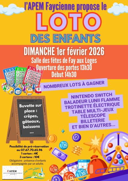 image de Premier loto des enfants - APEM