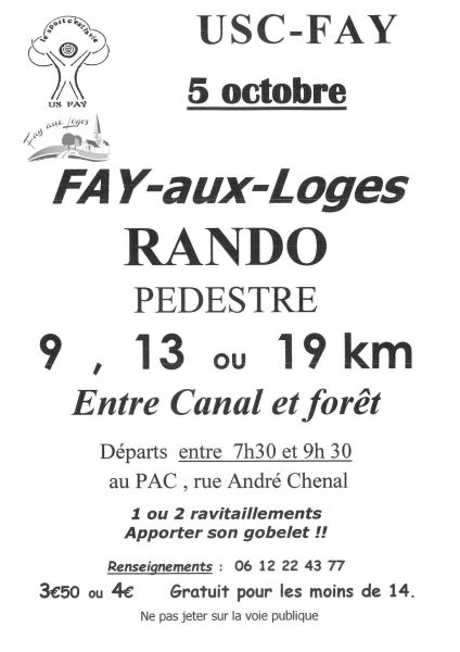 image de Randonnée organisée par l’USC FAY - 2025