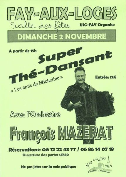 image de Thé dansant par l'USC-Fay - 2025