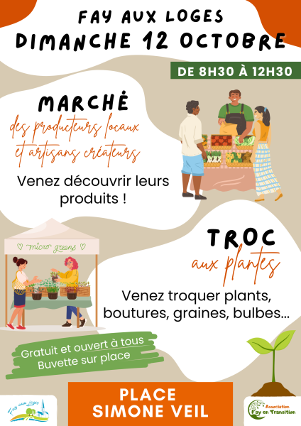 image de Marché des producteurs locaux et Troc aux plantes - oct 2025
