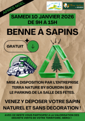 Collecte des sapins 2026