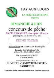 Concours de pêche par la Perche Faycienne