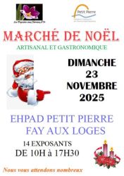 Marché de Noël à l'EHPAD