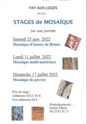 Stage AFLC - MOSAIQUE DE PIERRES
