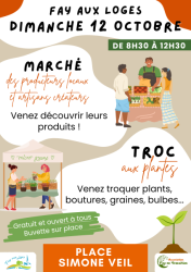 Marché des producteurs locaux et Troc aux plantes - oct 2025